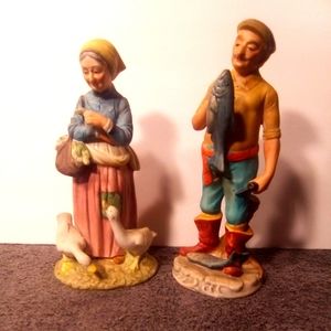 Vintage lefton figurines